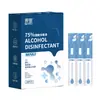 Cotonetes de Iodo Descartáveis para Uso Doméstico, Embalados Individualmente para Feridas de Bebê, Tipo Portátil de Rasgar, Fabricante de Cotonetes de Desinfecção e Esterilização