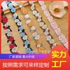 Flor de Rosa 2,3cm Renda Colorida Solúvel em Água Acabamento DIY Acessórios para Roupas para Cheongsam Estilo Chinês Tradicional