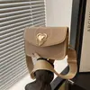 Moda Coreana Estilo Ins Bolso Cruzado de Hombro Amoroso Llegada Nueva Verano 2024 Correa Ancha Bordado Hilo Bolso Silla