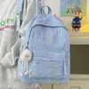 Mochila de Rua Estilo Primavera 2026 16 polegadas Alças com Amortecedor de Ar Mochila Respirável Unissex Mochila Escolar