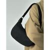 Bolsa de Ombro Vintage Fosca Suede Formato Dumpling Feminina 2024 Nova Grande Capacidade Bolsa Tote para o Dia a Dia Bolsa Transversal