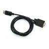 Fabricante em estoque cabo dp para vga macho para macho 1,8 m banhado a ouro displayport dp para vga cabo adaptador