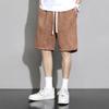 Pantalones Cortos Hombres y Mujeres Verano Nuevo Color Sólido Sueltos Deportivos Casuales Ante Cinco Puntos Pantalones de Baloncesto Juveniles