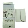 Set de Cortauñas, Set de Cortauñas, Cortauñas, Herramienta de Pedicura, Set de Belleza, Set de Dieciséis Piezas, Cucharilla para Oídos