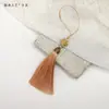 Pingente de Nó Chinês com Borla de 8cm e Padrão de Nuvem Tradicional, Marcador de Página, Acessório para Sachê, Cloisonné, Compra em Atacado com Preço Excelente
