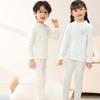 Conjunto de Ropa de Otoño para Niños, Conjunto de Ropa Interior de Algodón Suave para Niños, Pijamas Térmicos Base de Talla Grande para Niños, Camisetas Térmicas de Algodón para Niñas