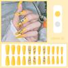 Esmalte de uñas exclusivo transfronterizo Parche de uña postiza de cuadros con pedrería Día de San Valentín ventas directas de fábrica de esmalte de uñas
