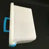Caja de Almacenamiento de Plástico Caja de Almacenamiento para Juguetes Armario del Hogar con Tapa Caja para Bloques de Construcción Calcetines Caja para Cápsulas de Lavandería