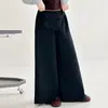 Pantalones para Niñas Otoño 2026 Estilo Nuevo Estudiantes de Secundaria Otoño Sueltos de Pierna Recta Niñas Niños Grandes Versátiles Casuales de Pierna Ancha