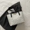 Bolsa de Mão de Grande Capacidade para Trabalho, Bolsa Tote Feminina Moda Nova 2025 de Bolinhas, Bolsa de Axila de Ombro Único Doce e Estilosa