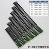 Trilho espesso de 45 polegadas de largura, trilho deslizante para gaveta de três seções, armário, guarda-roupa, silencioso, amortecedor espesso, esfera de aço, guia de amortecimento triplo