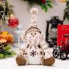 Suo Yi Decorações de Natal Novas Transfronteiriças Bonecos de Velho Nórdico Enfeites Boneco de Boneco de Neve Rena Sentado Boneco