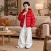 Ropa para niños, chaqueta de plumón para niños, nuevo estilo de invierno 2026, prenda superior de plumón de pato blanco para niños, ropa de invierno cálida para bebé niño