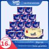 Tempo Debao 160g pacote acessível para uso doméstico 4 fragrância de flor de cerejeira laminada caixa cheia 16 rolos de papel em rolo flexível e preparado