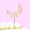 Coroa de Aniversário Liga de Zinco Strass Enfeites de Bolo Dourado Acessórios de Casamento Styling de Noiva Acessórios de Cabelo Coroa Vestido de Casamento Acessórios para Cabeça