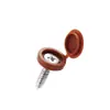 Tampa de parafuso autoperfurante tampão de furo de prego plugue de furo de olho fivela decorativa tampa plástica de peça única móvel armário M4M5 tampa cruzada