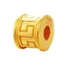 Vietnam Oro diy hecho a mano cilíndrico estrella barril cuentas accesorios auspiciosas cuentas planas Latón puro Chapado en oro accesorios para pulsera
