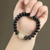 Pulsera de Cuentas Luminosas de Palosanto Estilo Artístico Vintage Pulsera de Cuentas de Ábaco de Palosanto Pulsera Universal para Hombres y Mujeres Juego Cultural
