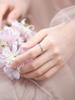 Anillo de Espina Chapado en Plata de Ley 925 para Mujer Simple Personalizado Diseño de Nicho Ins Estilo Dulce Apertura Ajustable