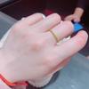 Libro de Caperucita Roja Estilo Explosivo Anillo Veto Anillo de Estrellas por Todo el Cielo para Mujer Estilo de Lujo Ligero Alta Sensación Temperamento Clásico Simple Regalo para Novia