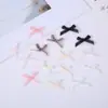 Accesorios para Uñas de Moño de Organza Malla de Tela Encaje Decoración de Uñas de Hada Borde de Encaje de Moda