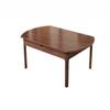 Mesa de jantar de madeira maciça, simples, moderna, pequena, apartamento, telescópica, dobrável, quadrada, redonda e quadrada, dupla utilização, mesa de jantar e cadeira combinadas