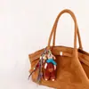 Pingente de Bolsa Porquinho de Feltro de Lã Nepalesa Chaveiro de Carro Tecido à Mão Presente para Casal Pingente de Bolsa Atacado