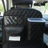 Lixeira de Carro Dois em Um Pendurada Bolsa de Armazenamento no Encosto do Banco do Carro Caixa de Papel Multifuncional Fofa para Encosto do Banco Feminino