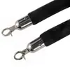 Lanyard de Poste de Bienvenida Cinturón de Aislamiento de Hotel Cinturón Telescópico Cordón Valla de Seguridad Oro Titanio Poste de Conserje de Bienvenida