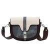 Bolso pequeño de estilo francés para mujer, bandolera de hombro estilo occidental de alta gama, popular en Internet, de crowdsourcing, 2024