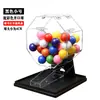 Máquina de Loteria Manual Shaker de Bola Vermelha Grande Roda da Sorte Happy 8 Caixa de Loteria Máquina de Loteria de Bola de Duas Cores