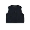 Colete Jeans Moda Masculina Wulibu Primavera e Outono 2026 Novo Estilo para Crianças Maiores Simples Solto Roupa Externa Tendência