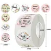 Pegatinas de Gracias, Pegatinas Florales, Pegatinas de Sello de Gracias, Pegatinas para Sobres de Papel de Hornear, Regalos de Comercio Exterior