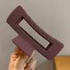 Pinza para el cabello de lujo de alta gama en color marrón, tamaño grande nuevo para cabello grueso, pinza de tiburón para recogidos en la parte posterior de la cabeza, accesorio para el cabello de uso diario