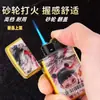 Celebridade da Internet Animação Nezha Desenho Animado Isqueiro Corpo de Metal Isqueiro de Roda de Moagem Retro Venda por Atacado