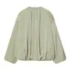 Al por mayor Primavera 2026 Nuevo Estilo Europeo y Americano Chaqueta Bomber Suave y Fluida para Mujer 61626