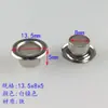 Etiqueta de fivela de ilhós de Guangdong com furo de ar metálico 3mm ~ 40mm especificações completas rebite oco ilhós