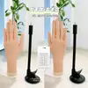 Mano de Práctica de Uñas Falsa con Dedos Suaves y Flexibles para Colocar Tips, Mano de Exhibición de Estilo, Herramientas para Uñas