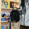Bolso bandolera de bloques de color para exteriores, mochila pequeña multifuncional, alto valor estético, doble uso para senderismo y montañismo al aire libre, bolsa de hombro para teléfono