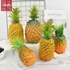 Modelo de Abacaxi Real Plástico Falso Fruta Abacaxi Exibição Fotografia de Natureza Morta Adereço Decorativo Ornamento Brinquedo
