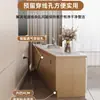Mueble de TV de pizarra para sala de estar, adecuado para casas pequeñas, simple y de lujo ligero, modelo alto, mesa de centro y mueble de TV de madera maciza de pie