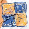 Pañuelo cuadrado pequeño de 70 cm para mujer, bufanda nueva de primavera y otoño, versátil, regalo para madre, bufanda práctica, a la moda, de alta gama