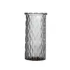 Frasco de almacenamiento de vidrio de sodio-calcio, jarrón para flores de cultivo en agua, decoración de sala de estar estilo ins de lujo ligero, frasco de almacenamiento de vidrio de lujo ligero