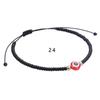 Pulsera Explosiva Europea y Americana ins Cuentas de Vidrio Cuentas de Cobre Ojos de Demonio Ajustable Tejida a Mano Cuerda de Mano para Transfronteriza