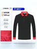 Camiseta base publicitaria personalizada, cálida y de secado rápido, ropa de trabajo de otoño e invierno para hombre, top térmico holgado con cuello alto
