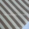 Tecido de sarja listrado tingido em fio espinha de peixe de fábrica cor dupla sapatos de lona sapatilhas bolsas de mão bolsas travesseiro