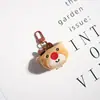 Lindo Llavero Colgante de Peluche Navideño Muñeco de Animal de Dibujos Animados Colgante para Bolso Regalo Ins Coche
