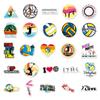 50 Voleibol Creative Stickers Sports Series Cartoon Graffiti Conta de Mão Goo Card Bagagem Case Decoração à prova d'água
