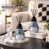 Ornamento de Aromaterapia Sem Fogo Lobo Banana Design Fofo de Desenho Animado Difusor de Fragrância para Quarto Sala de Estar Decoração de Mesa para Casa