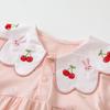 Ropa para niños Verano Nuevo Vestido para niñas Falda de conejito de manga corta para niñas Traje de verano para niñas finas